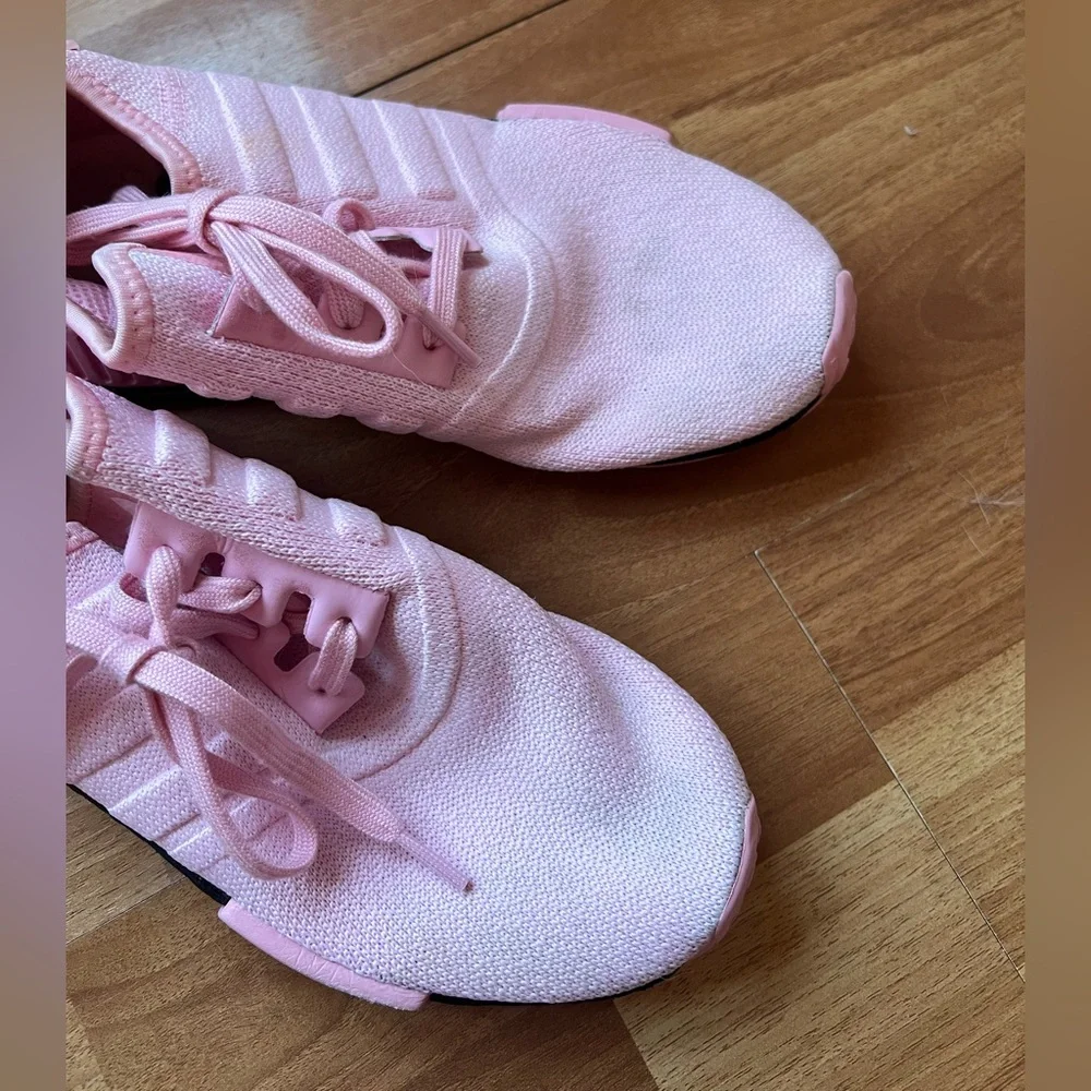 Light Pink Adidas Running Sneakers - Picture 4 of 5